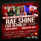 Rae Shine Live in Philly @Philamoca